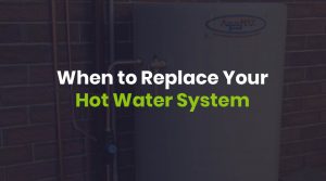 hot water system replacement