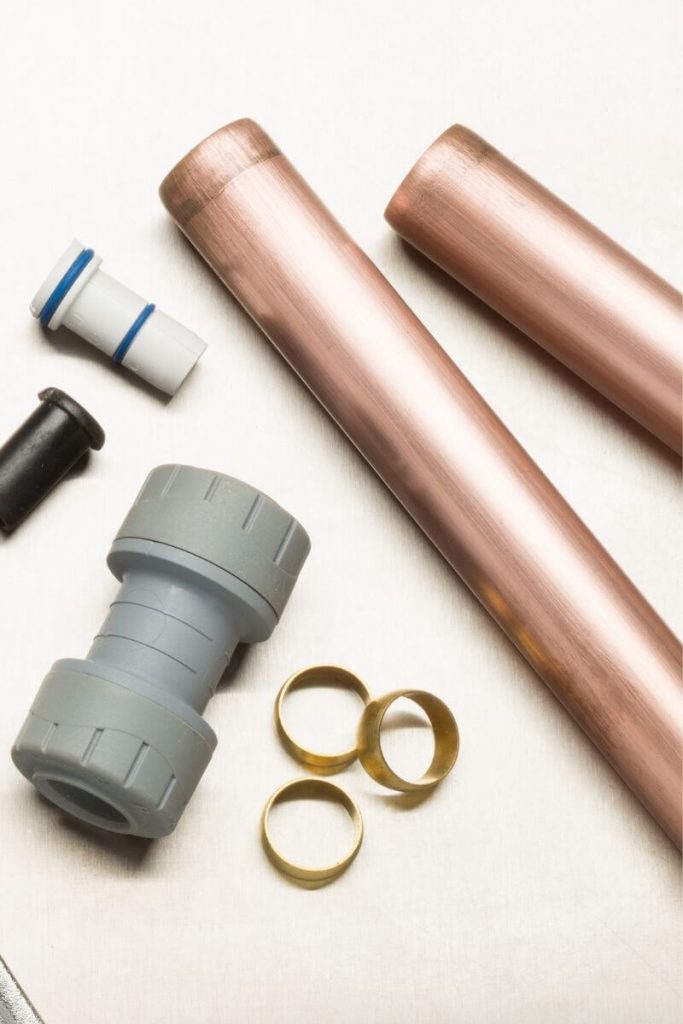 rosegold plumbing tools pipe gold tall img